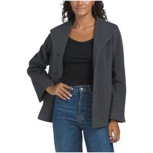 ICONS BY CINZIA ROCCA Italian Wool Blend Stand Collar Jacket